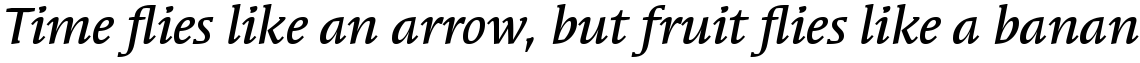ITC Syndor Com Medium Italic