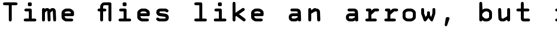 OCR A Tribute Com Bold Monospaced