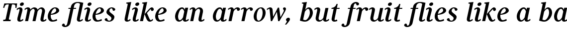 Generis Serif Com Bold Italic