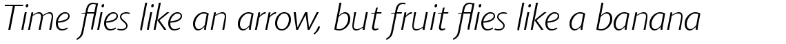 Agilita Com Extra Light Italic