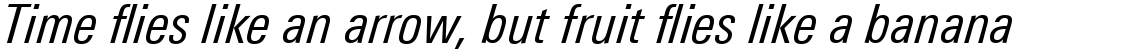 Univers Next Pro 421 Condensed Italic