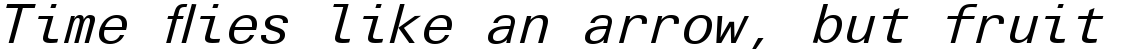 Univers Next Pro 431 Typewriter Italic