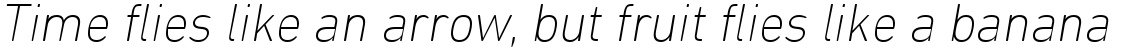 DIN Next Pro Ultra Light Italic