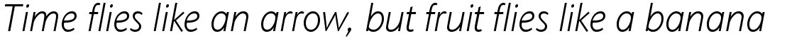 ITC Stone Sans II Com Light Italic