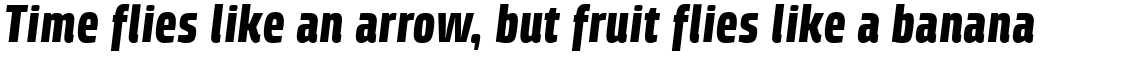 Klint Pro Black Condensed Italic