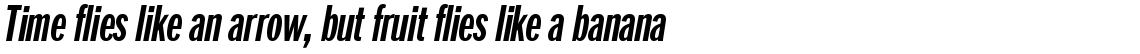 ITC Franklin Pro Compressed Bold Italic