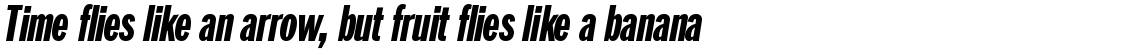 ITC Franklin Pro Compressed Black Italic