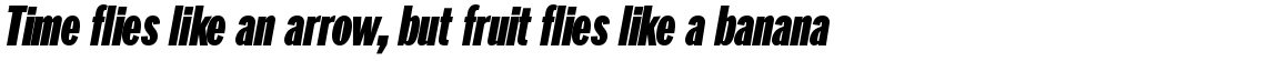 ITC Franklin Pro Compressed Ultra Italic