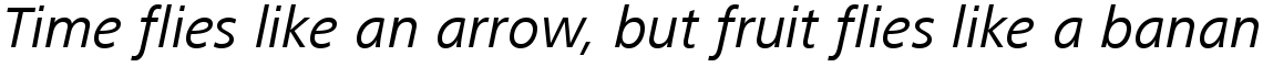 Frutiger Next Central European Italic