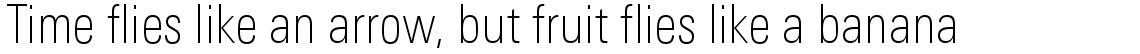Linotype Univers 220 Condensed Thin