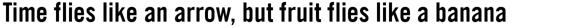 Trade Gothic Bold Condensed #20