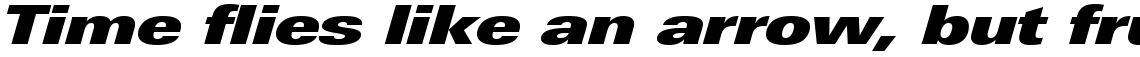 Linotype Univers Com 941 Extended Extra Black Italic