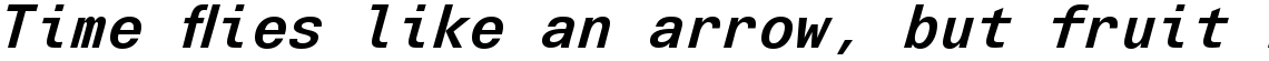 Linotype Univers Com 631 Typewriter Bold Italic