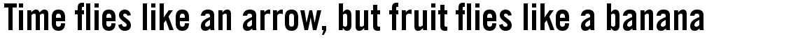 Trade Gothic Com Bold Condensed #20