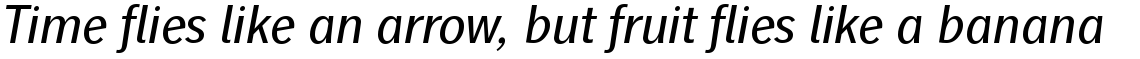 Linotype Gothic Com Italic