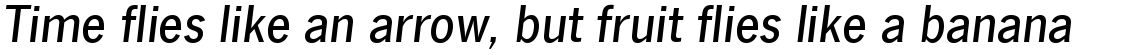 News Gothic No. 2 Com Medium Italic