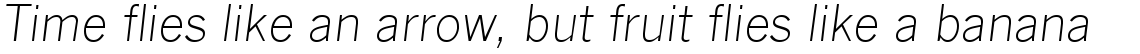 News Gothic No. 2 Com Thin Italic