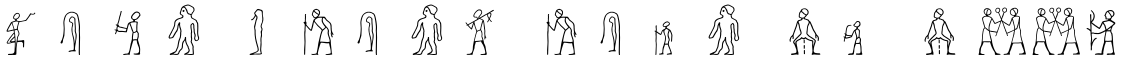 Linotype Hieroglyphes One