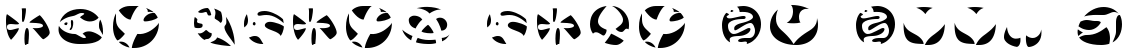 Frutiger Symbols Negativ