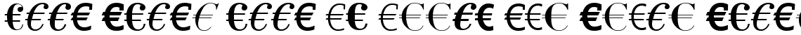Linotype EuroFont A To F