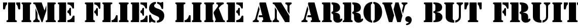 Stencil Cyrillic Bold