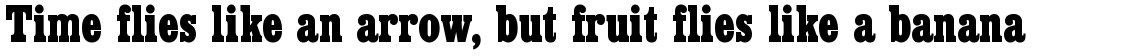 Egyptienne Bold Condensed