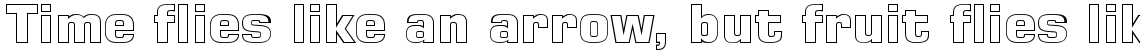 Eurostile LT Outline Bold