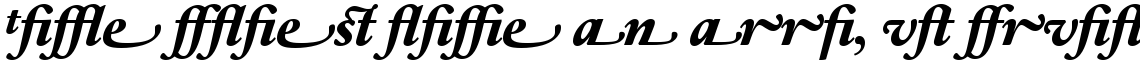 Sabon Next Extra Bold Italic Alternate