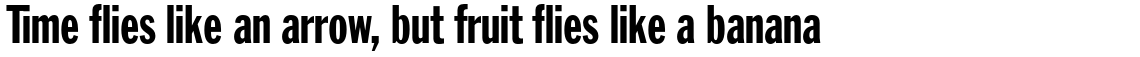 Franklin Gothic Std Extra Condensed