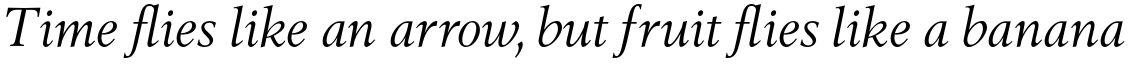 Berling Nova Pro Display Regular Italic