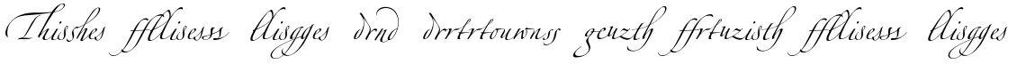 Zapfino Extra Std Ligatures