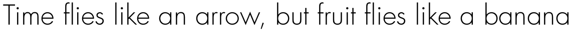 Futura Pro Light