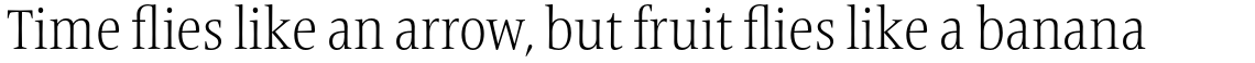 Frutiger Serif Pro Condensed Light