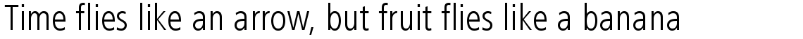 Frutiger Next Condensed Light