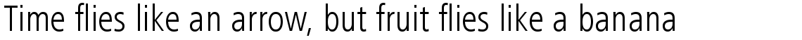 Frutiger Next Com Condensed Light