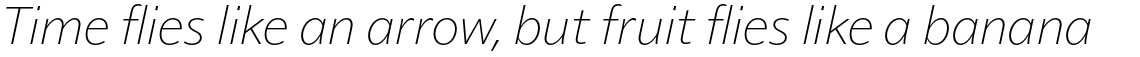 MVB Solitaire Pro Extra Light Italic
