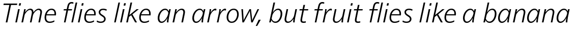 MVB Solitaire Pro Semi Light Italic