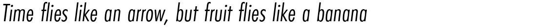 Futura PT Condensed Book Oblique