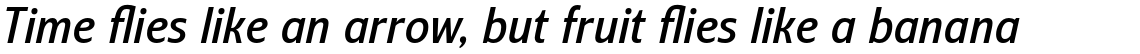 Barnaul Grotesk Medium Italic