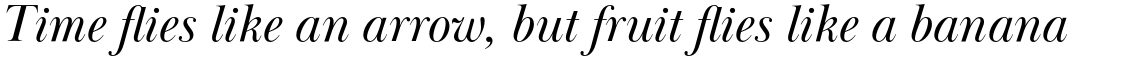 Baskerville Display PT Display Italic