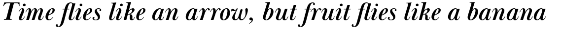 Baskerville Display PT Display Bold Italic