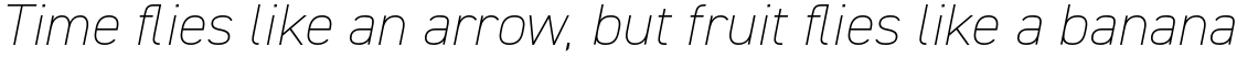 DIN 2014 Extra Light Italic