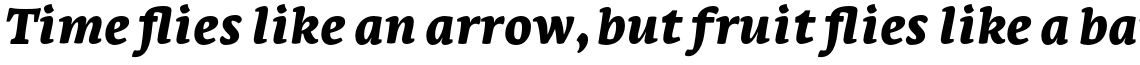 Leksa Black Italic