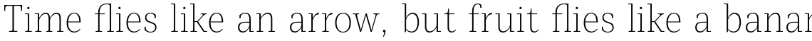 Mediator Serif Narrow Ultra Light