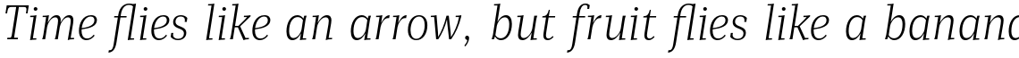 Mediator Serif Narrow Extra Light Italic