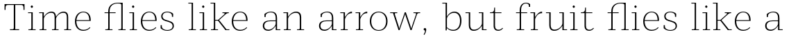 Mediator Serif Ultra Light