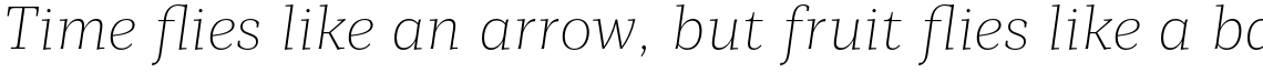 Mediator Serif Ultra Light Italic
