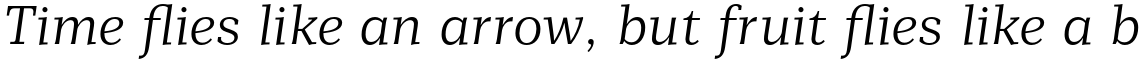 Mediator Serif Light Italic