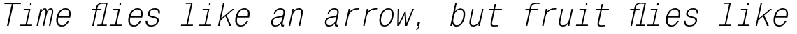 MonoCondensed Light Oblique