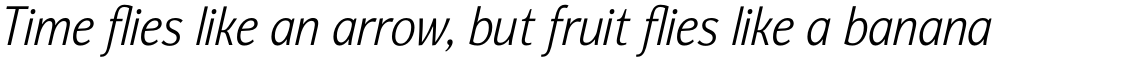 Nat Grotesk Narrow Light Italic
